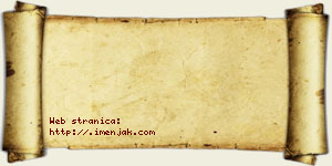 Biljana Pavičević vizit kartica